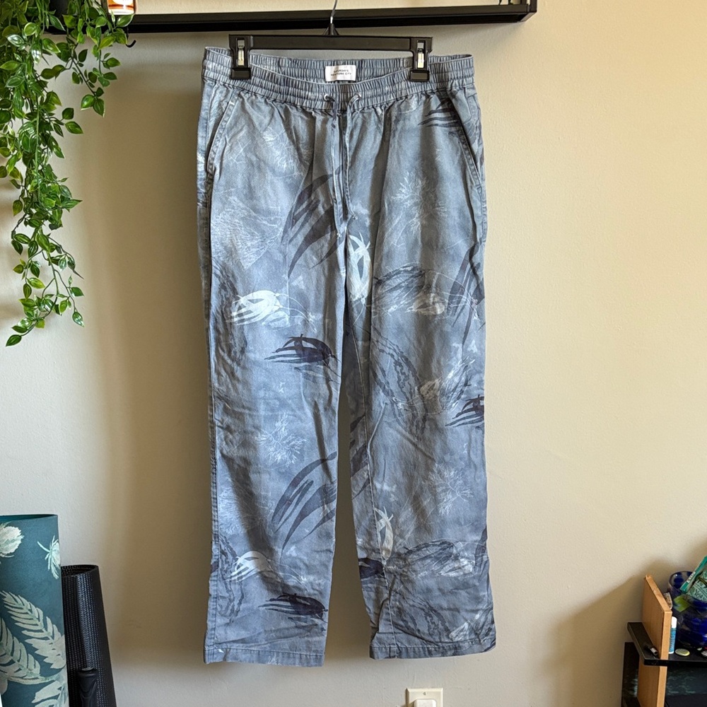 Saturdays New York City Gray Patterned Pants